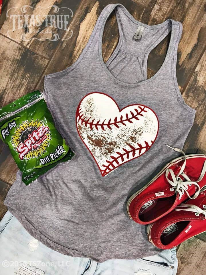 Dirty Heart Baseball Tank